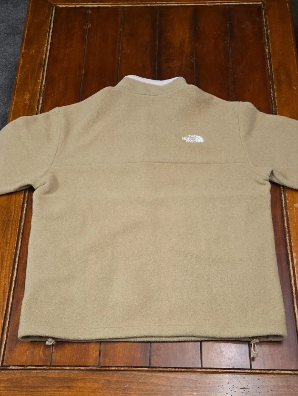 The North Face Men's Beige/Tan Half-Zip Fleece Pullover